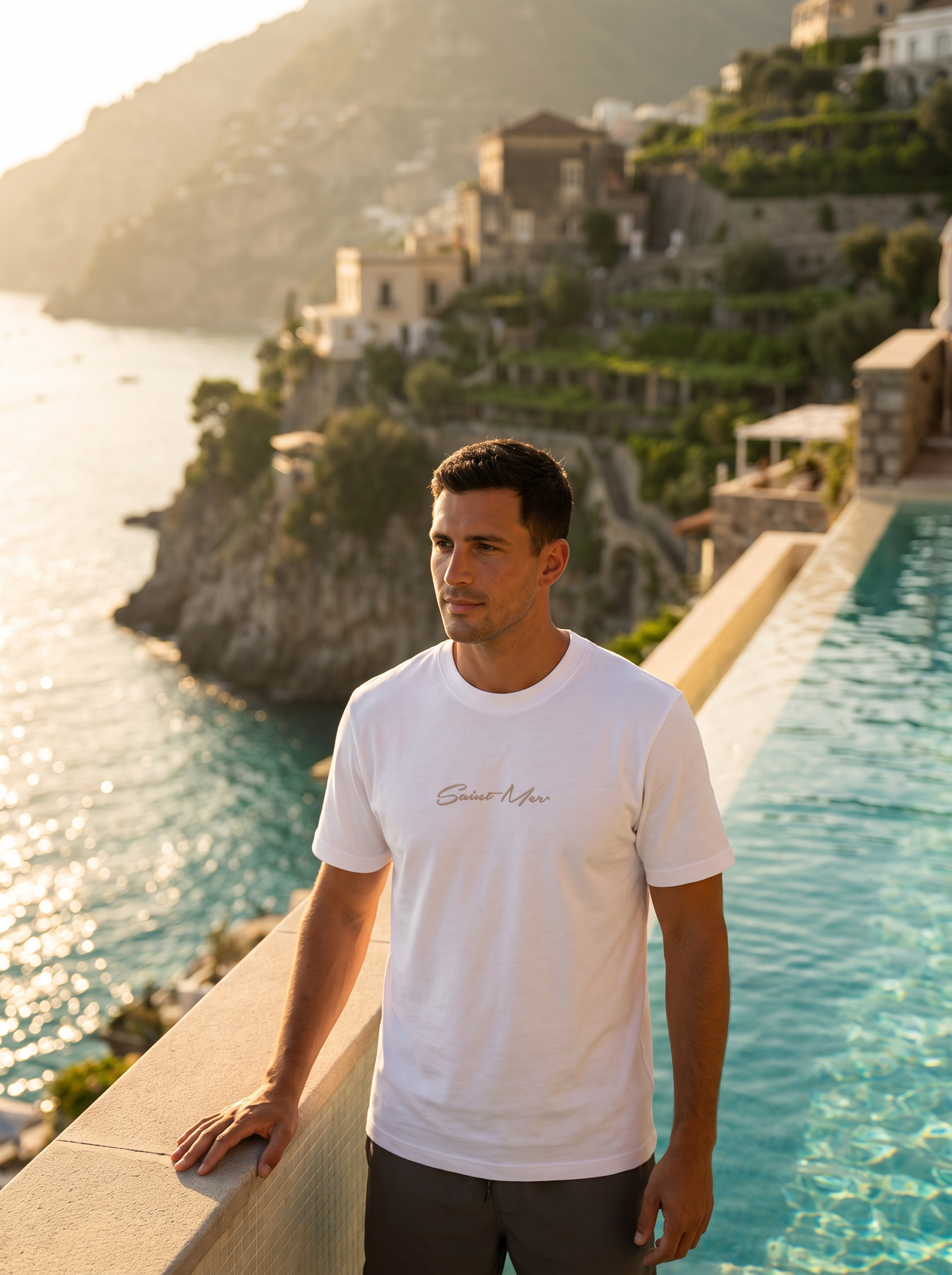 Tshirt Santorini - White