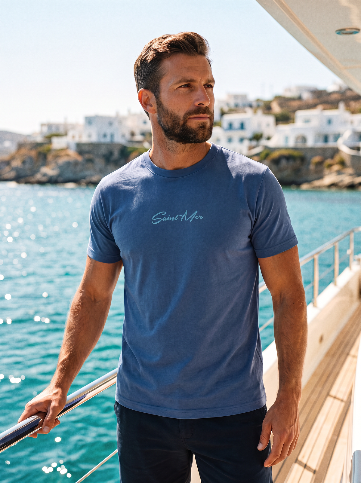 Tshirt Santorini - Índigo