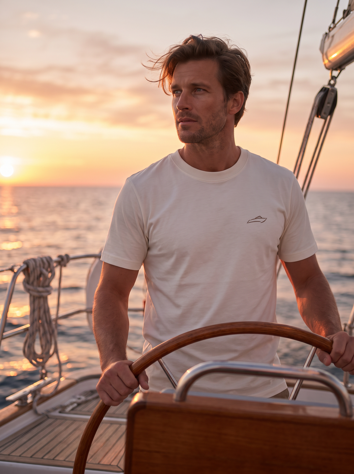 Tshirt Mónaco - IVORY